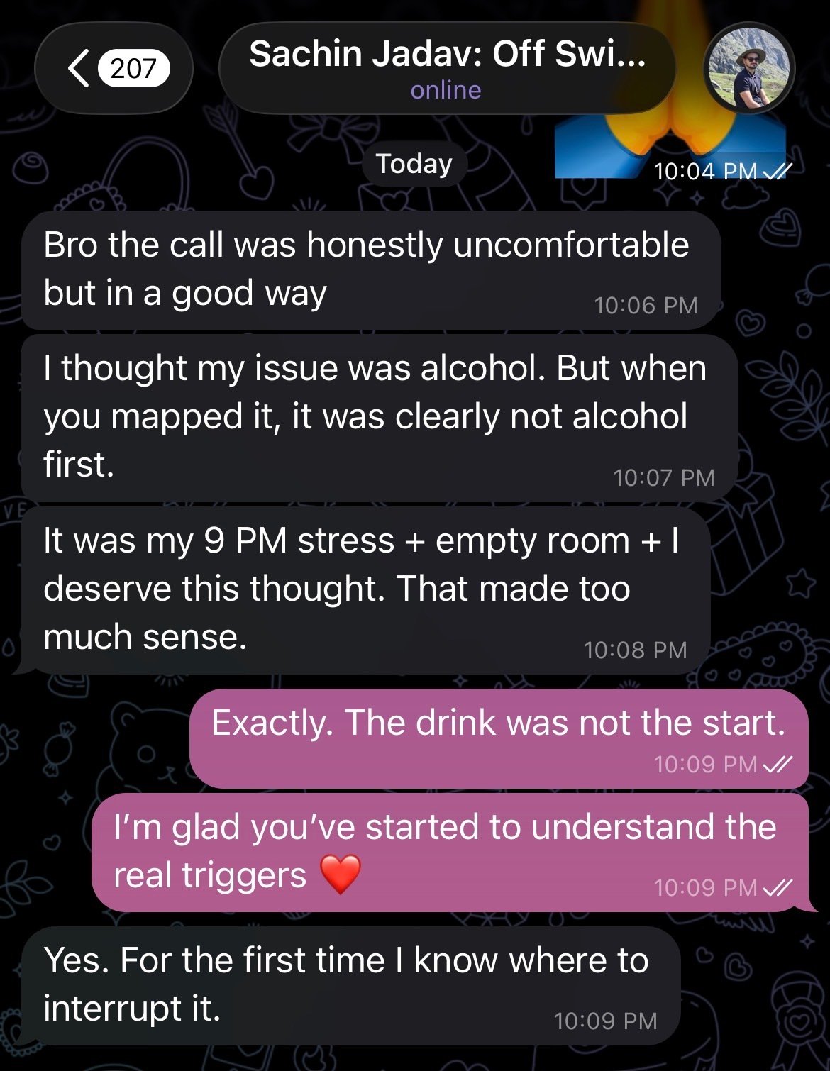 Client testimonial